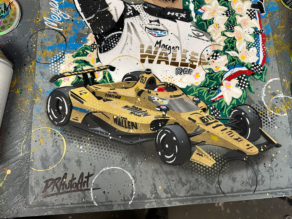 Miniatura: Felix Rosenqvist, Indy500 Winner 2026 - Graffiti Painting