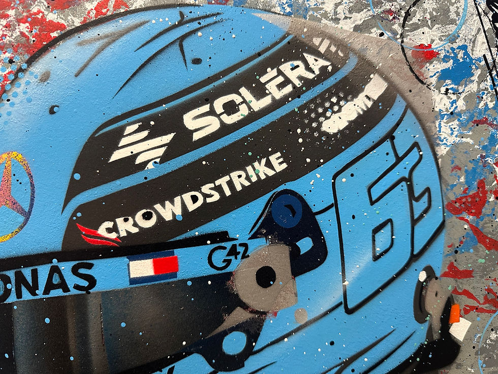 Miniatura: George Russell 2024 - Graffiti Painting