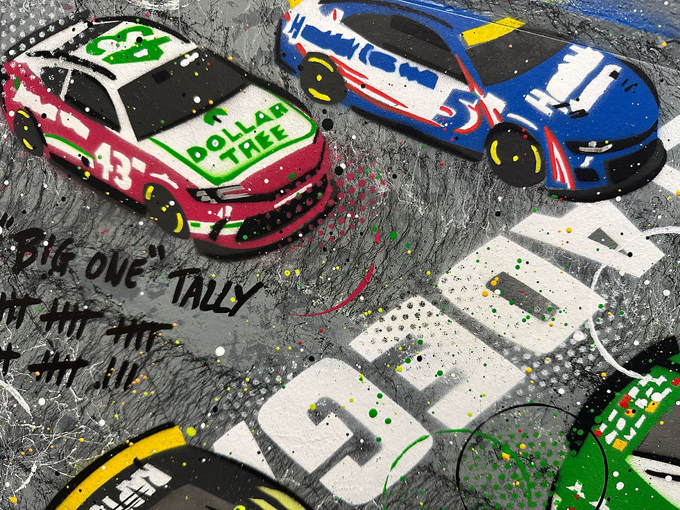 Miniatura: Ricky Stenhouse Jr, Talladega 2024, NASCAR - Graffiti Painting