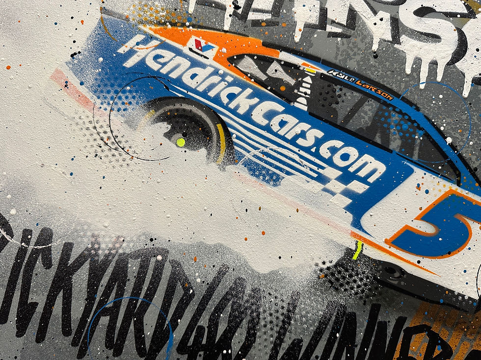 Miniatura: Kyle Larson, Brickyard400 2024, NASCAR - Graffiti Painting