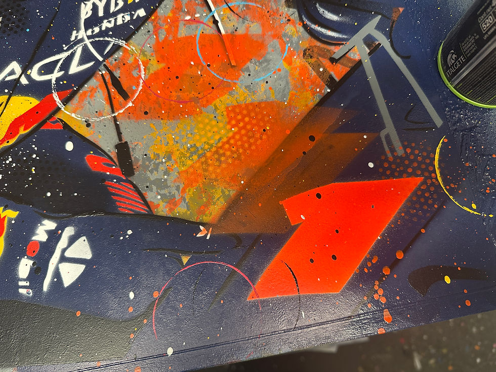 Miniatura: Max Verstappen, Miami 2023 - Graffiti Painting 