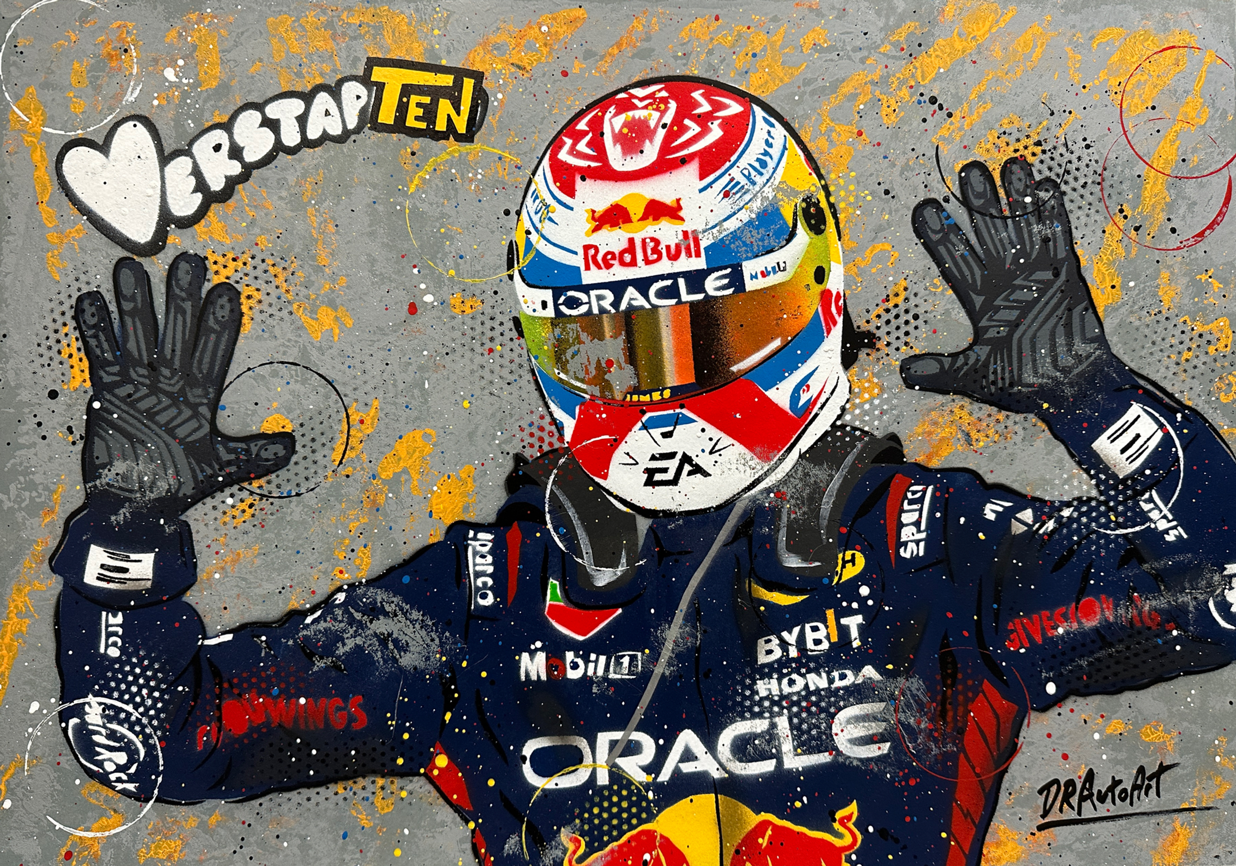 Max VerstapTEN 2023 - Graffiti Painting