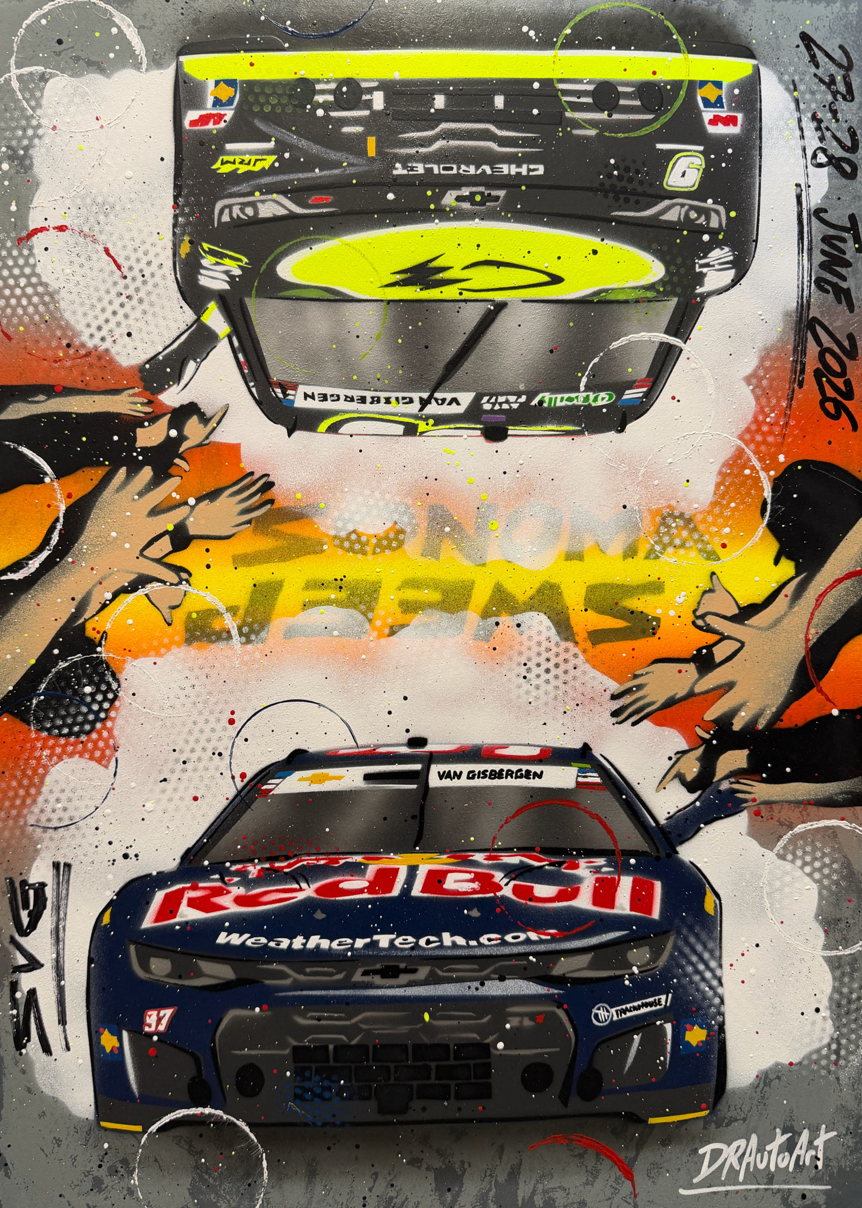 Shane van Gisbergen, Sonoma 2026, NASCAR - Graffiti Paintin