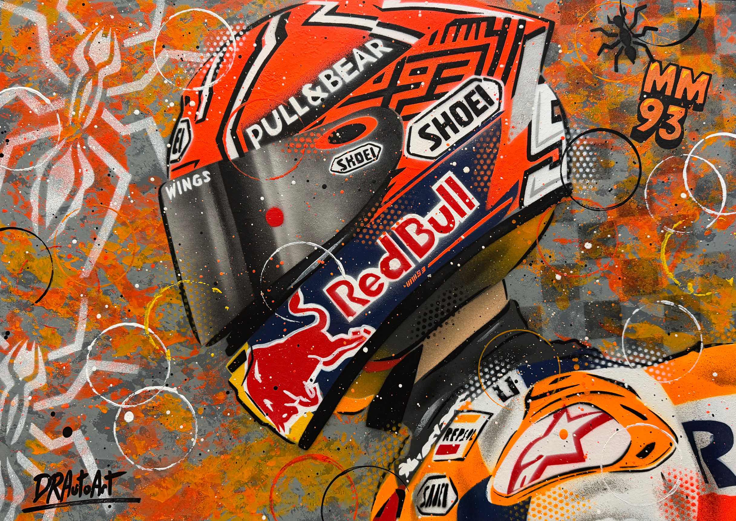 Marc Marquez - Graffiti Painting