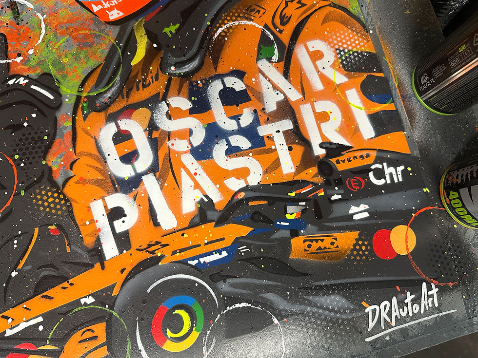 Miniatura: Oscar Piastri, 2025 - Graffiti Painting