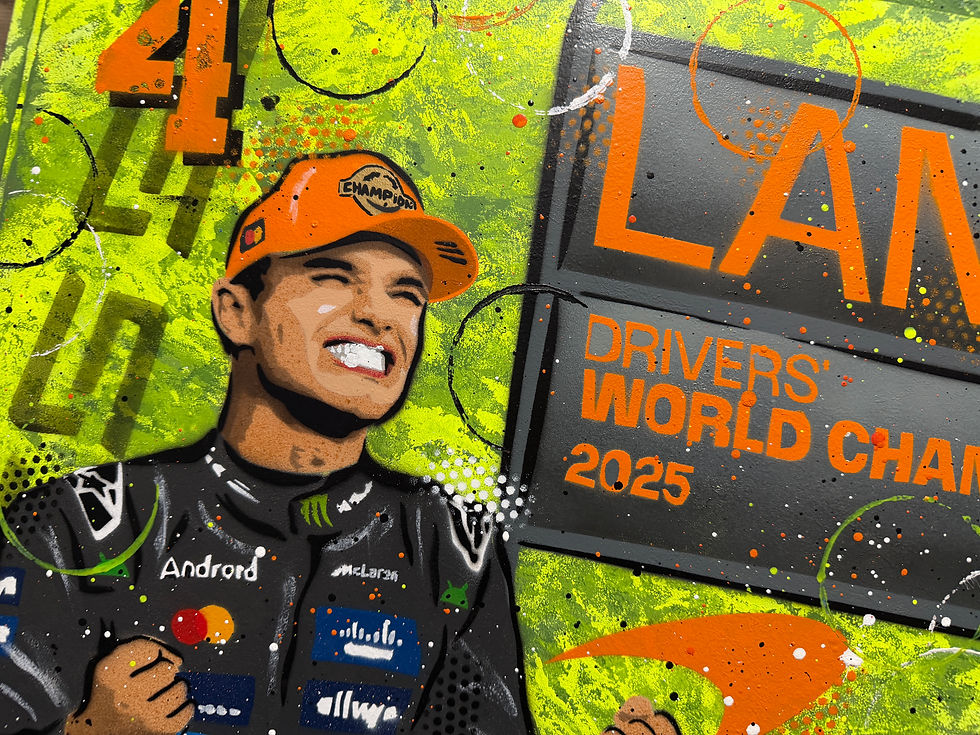 Thumbnail: Lando Norris, 2025 CHAMPION - Graffiti Painting
