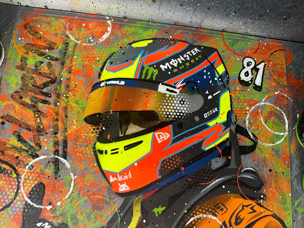 Miniatura: Oscar Piastri, 2025 - Graffiti Painting