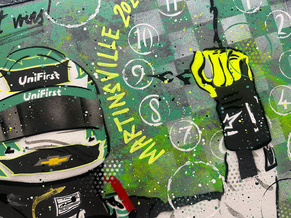 Thumbnail: Chase Elliott - Martinsville 2026, NASCAR - Graffiti Painting
