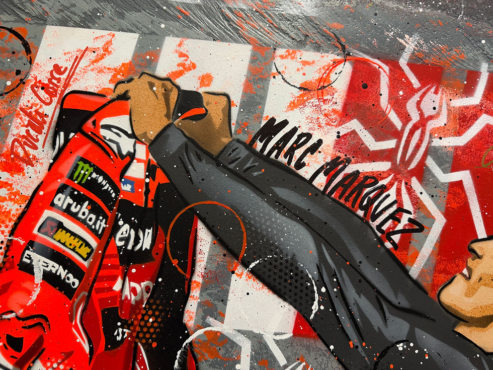 Miniatura: Marc Marquez, podium 2025 - Graffiti Painting