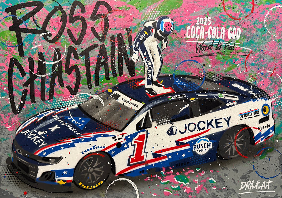 Thumbnail: Ross Chastain, Coke600 2025, NASCAR - Graffiti Paintin
