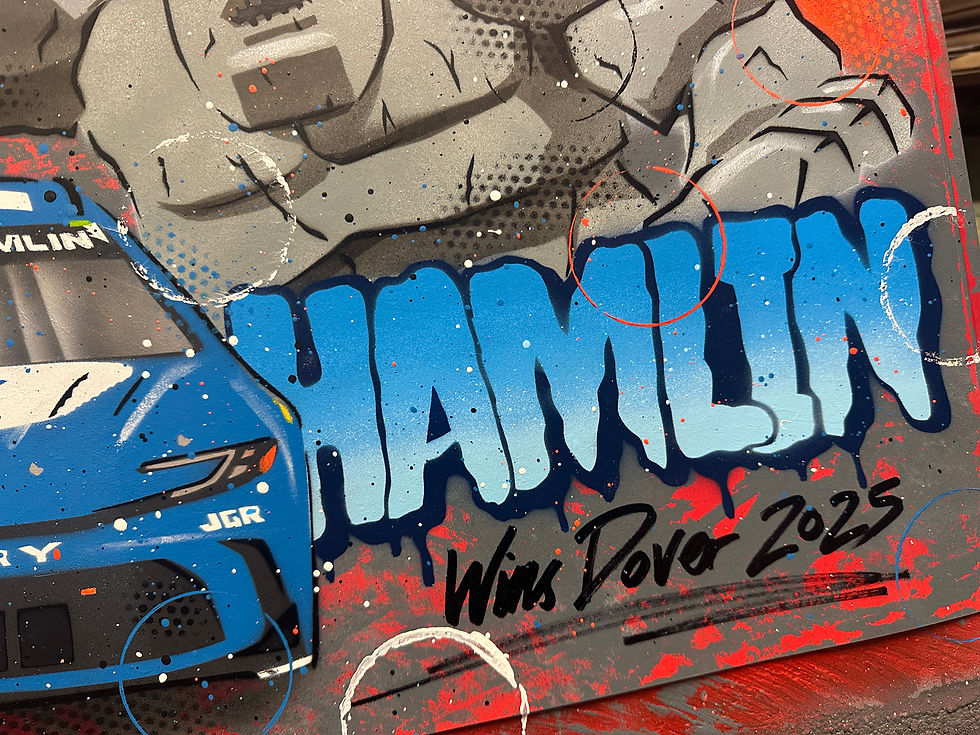 Miniatura: Denny Hamlin, Dover 2025, NASCAR - Graffiti Paintin
