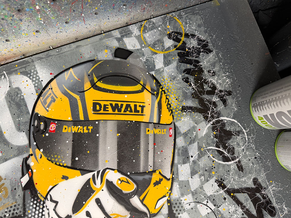 Thumbnail: Christopher Bell, COTA 2025, NASCAR - Graffiti Painting