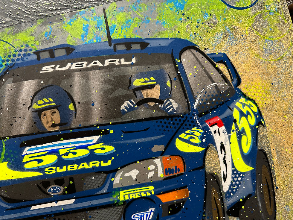 Miniatura: Colin McRae, WRC - Graffiti Painting