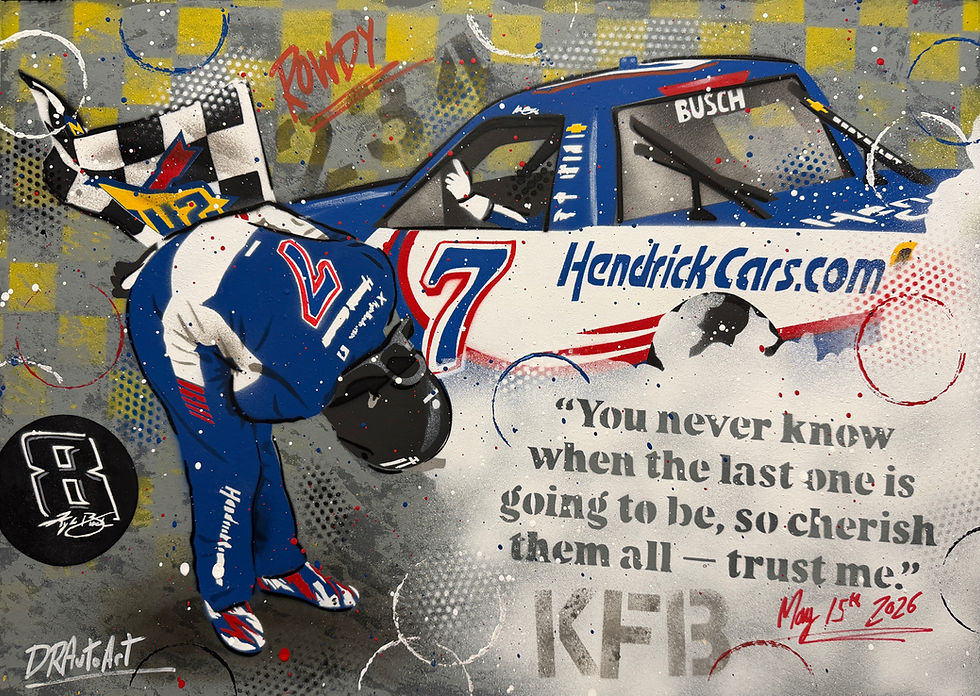 Thumbnail: Kyle Busch, Final Bow - Graffiti Painting