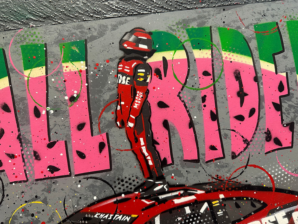 Miniatura: Ross Chastain, NASCAR Wall Rider- Graffiti Painting