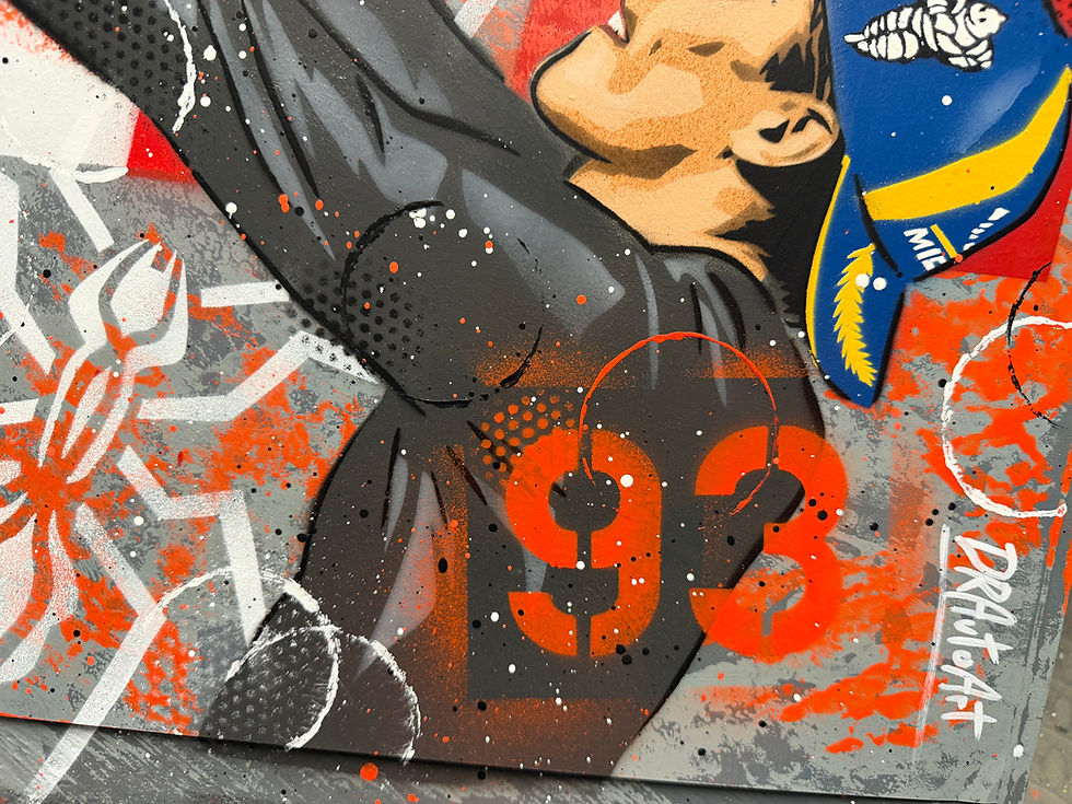 Miniatura: Marc Marquez, podium 2025 - Graffiti Painting