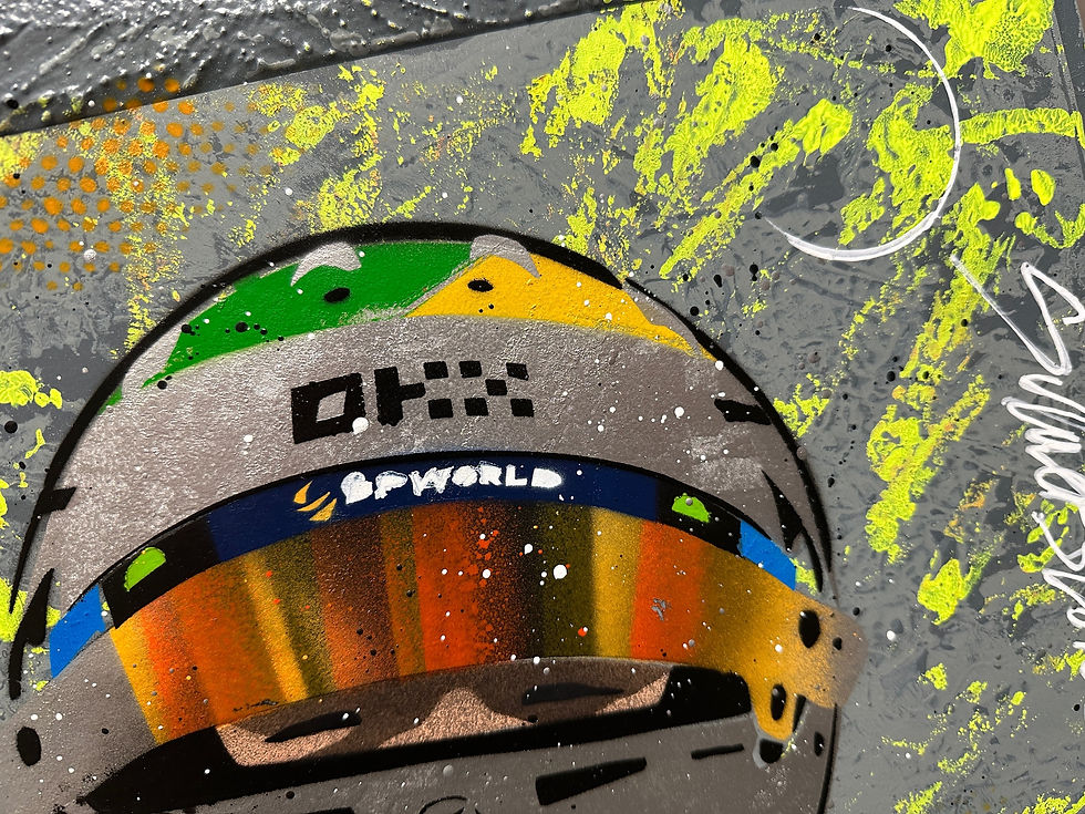 Miniatura: Lando Norris, Silverstone 2023 - Graffiti Painting