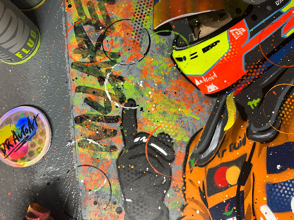 Miniatura: Oscar Piastri, 2025 - Graffiti Painting