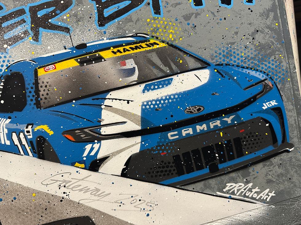 Miniatura: Denny Hamlin, Gateway 2025, NASCAR - Graffiti Paintin