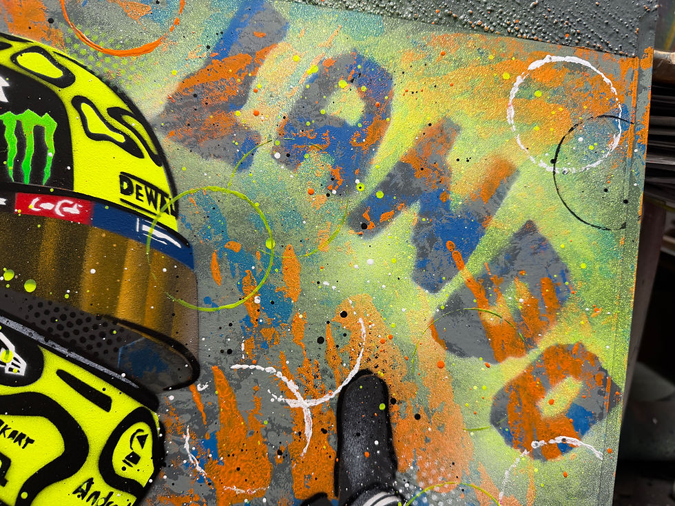 Miniatura: Lando Norris, 2024 - Graffiti Painting