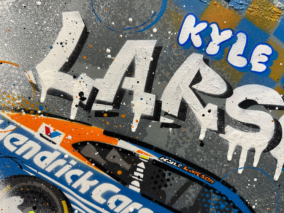 Miniatura: Kyle Larson, Brickyard400 2024, NASCAR - Graffiti Painting