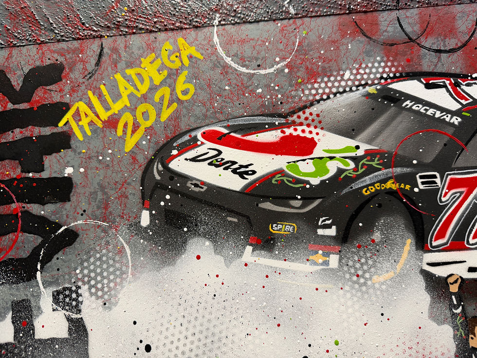 Thumbnail: Carson Hocevar, Talladega 2026, NASCAR - Graffiti Painting