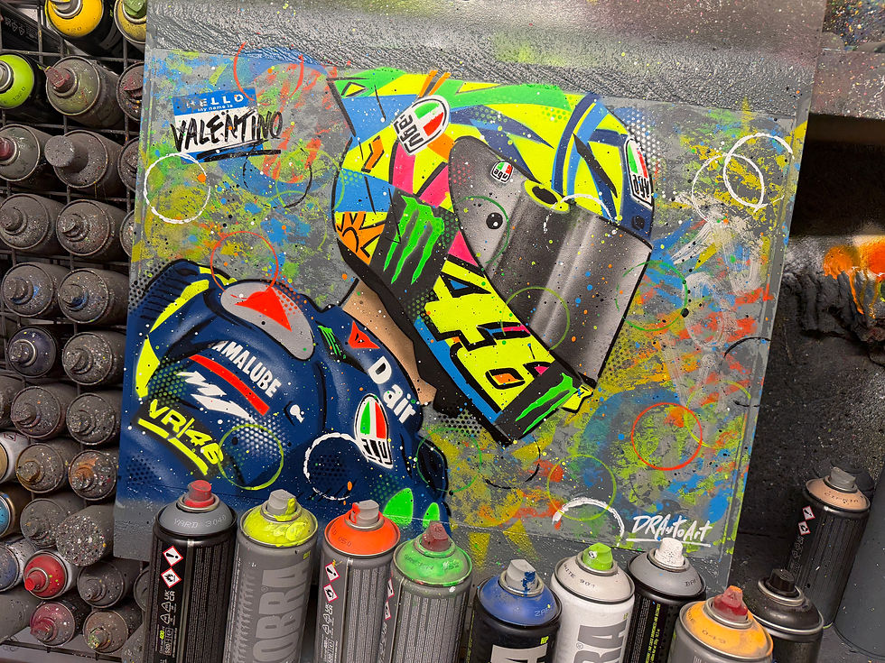 Miniatura: Valentino Rossi - Graffiti Painting