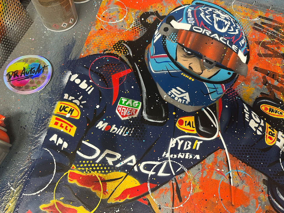 Miniatura: Max Verstappen, Miami 2023 - Graffiti Painting 