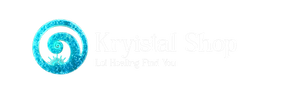 Kryistal Shop logo, online store for crystal bracelets, Rudraksha and healing stones in India