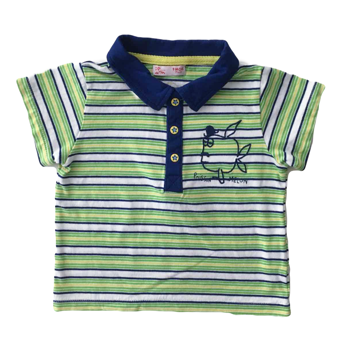 DPAM_TSHIRT POISSON MELON_9M