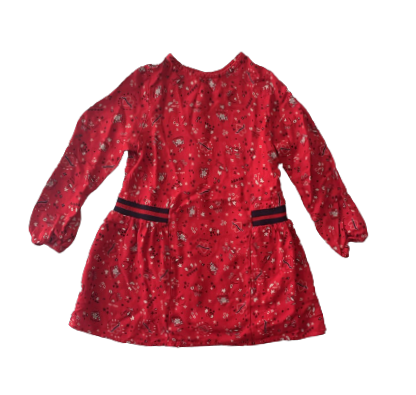IKKS_ROBE ROUGE CŒURS_3A