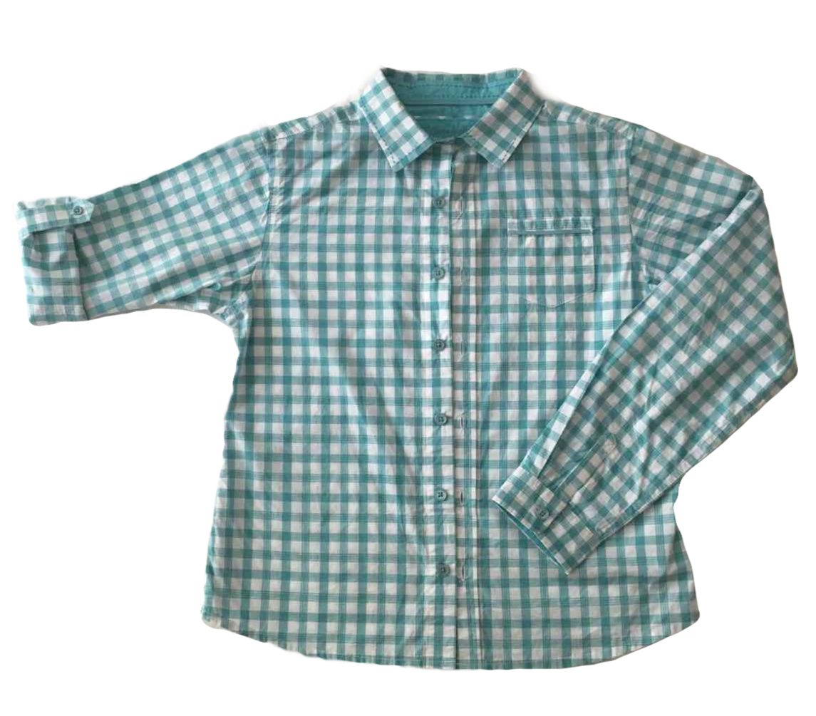 CHATEAU DE SABLE_CHEMISE VERT D'EAU_10A