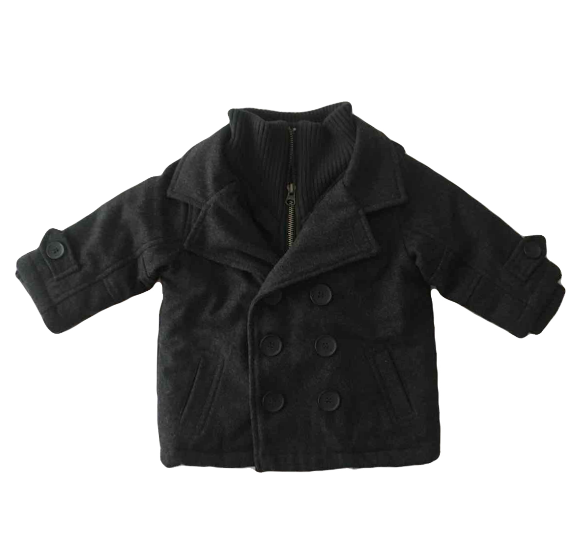 BOUTCHOU_CABAN LAINE GRIS_12M