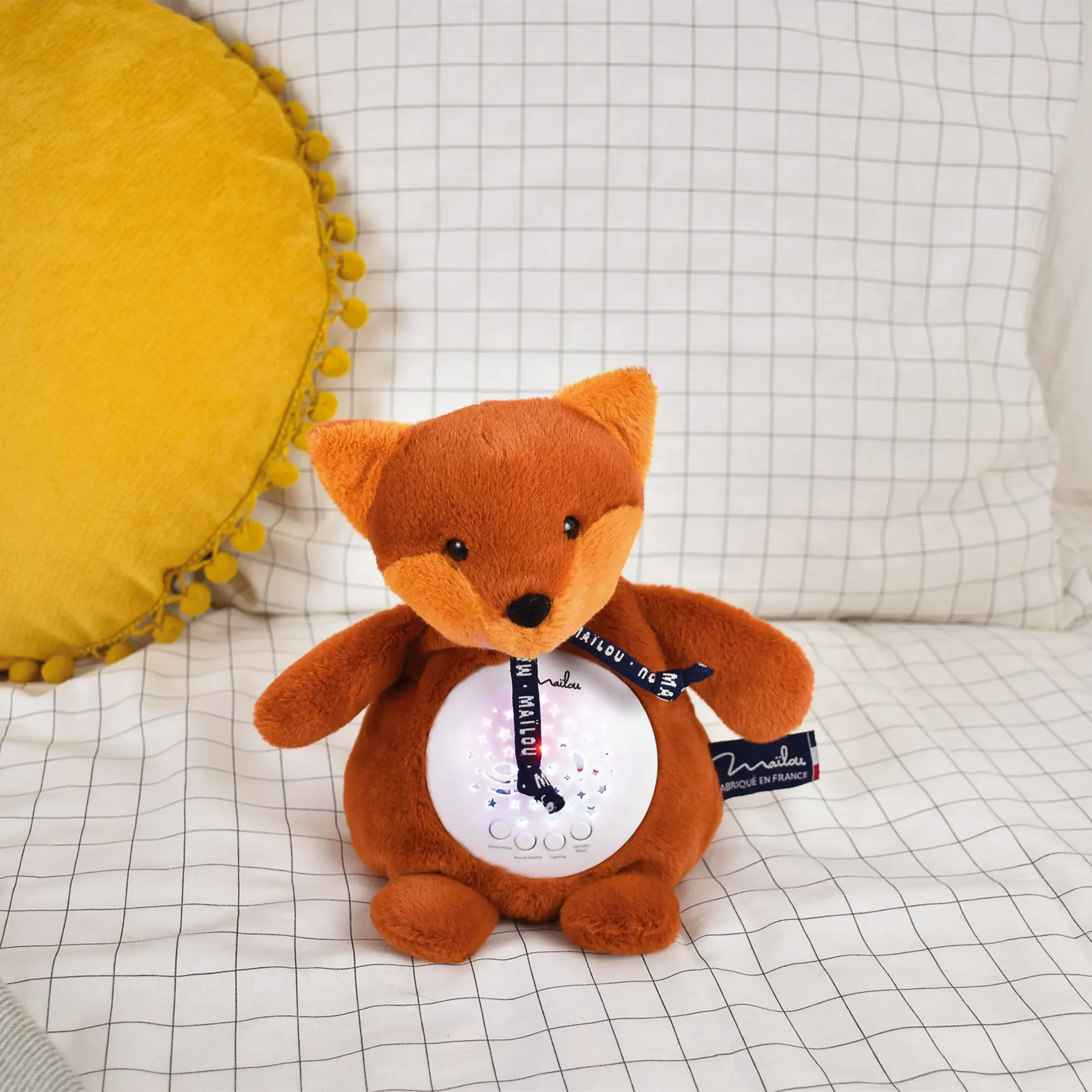 Peluche Renard - Veilleuse musicale