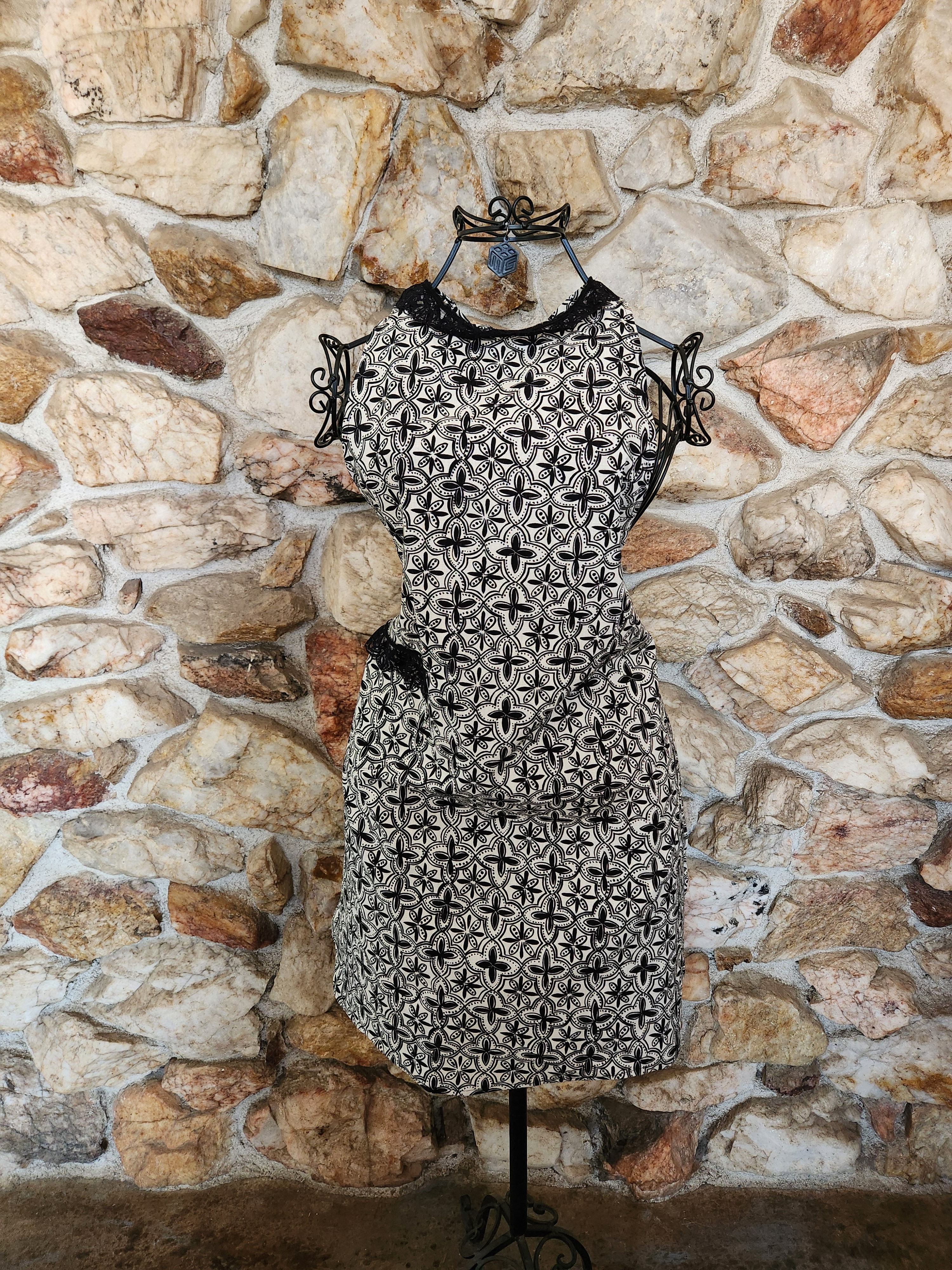 Black & Cream Full Apron