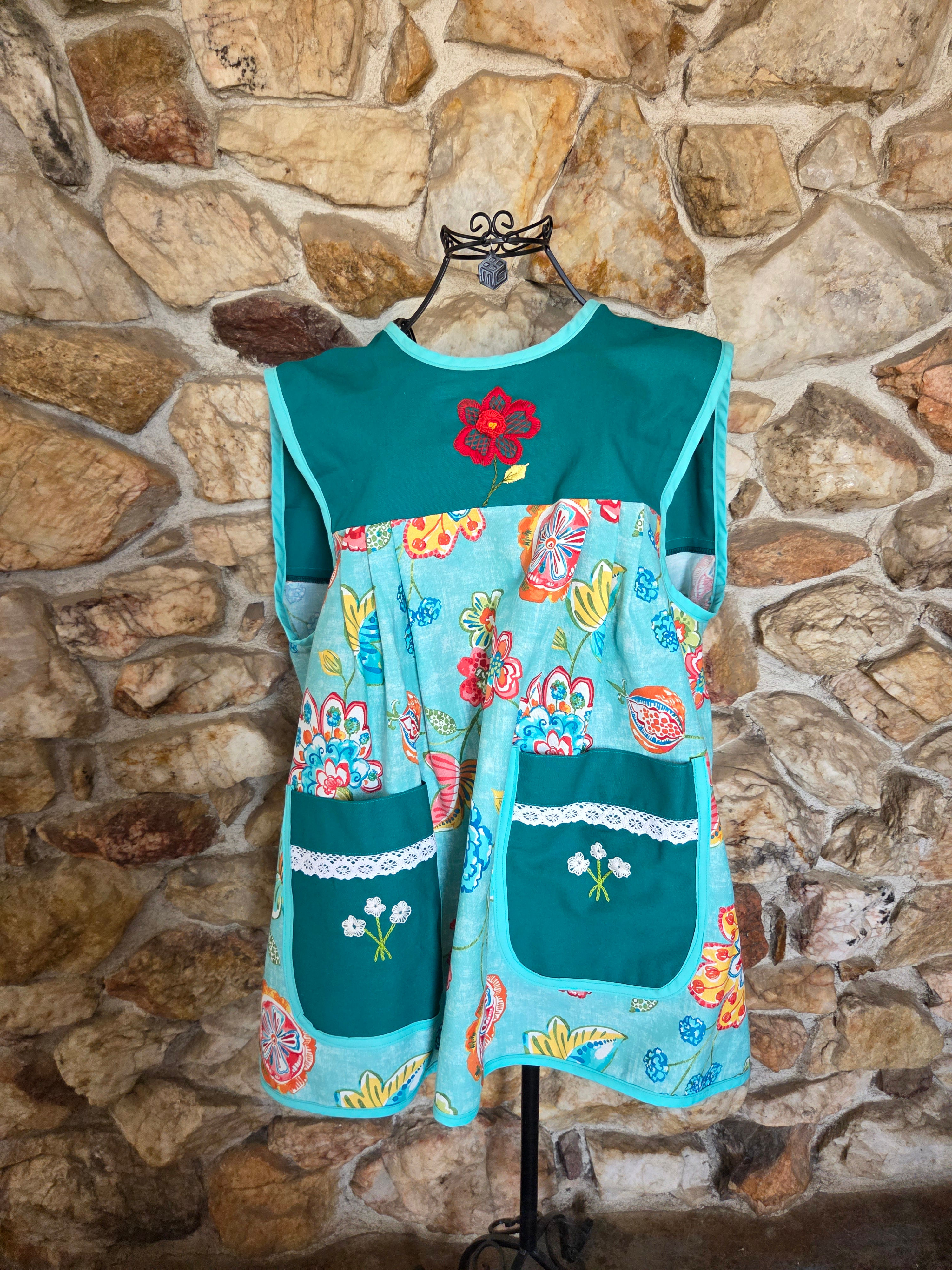 Traditional Full Embroidered Apron