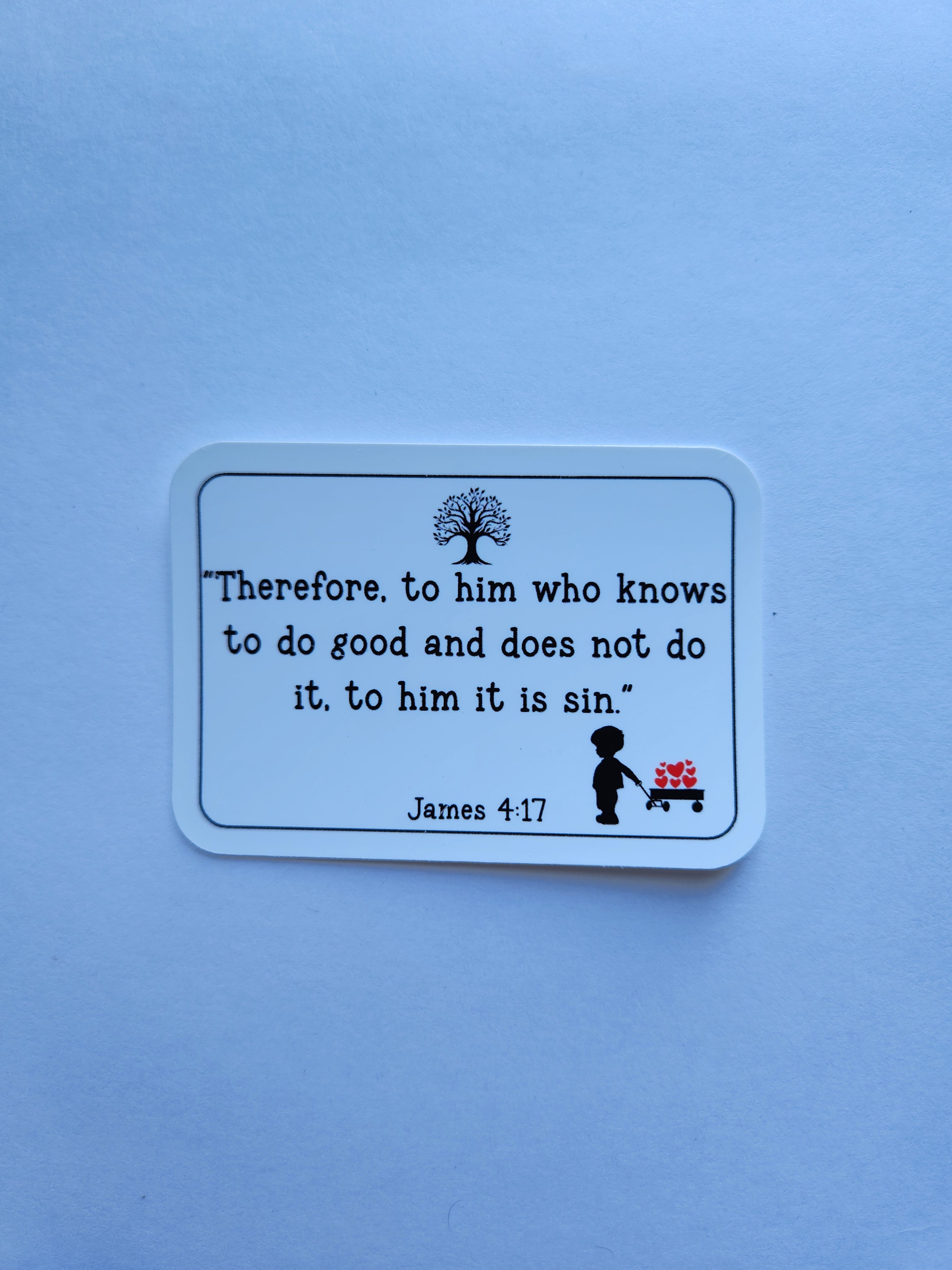 James 4:17 Sticker