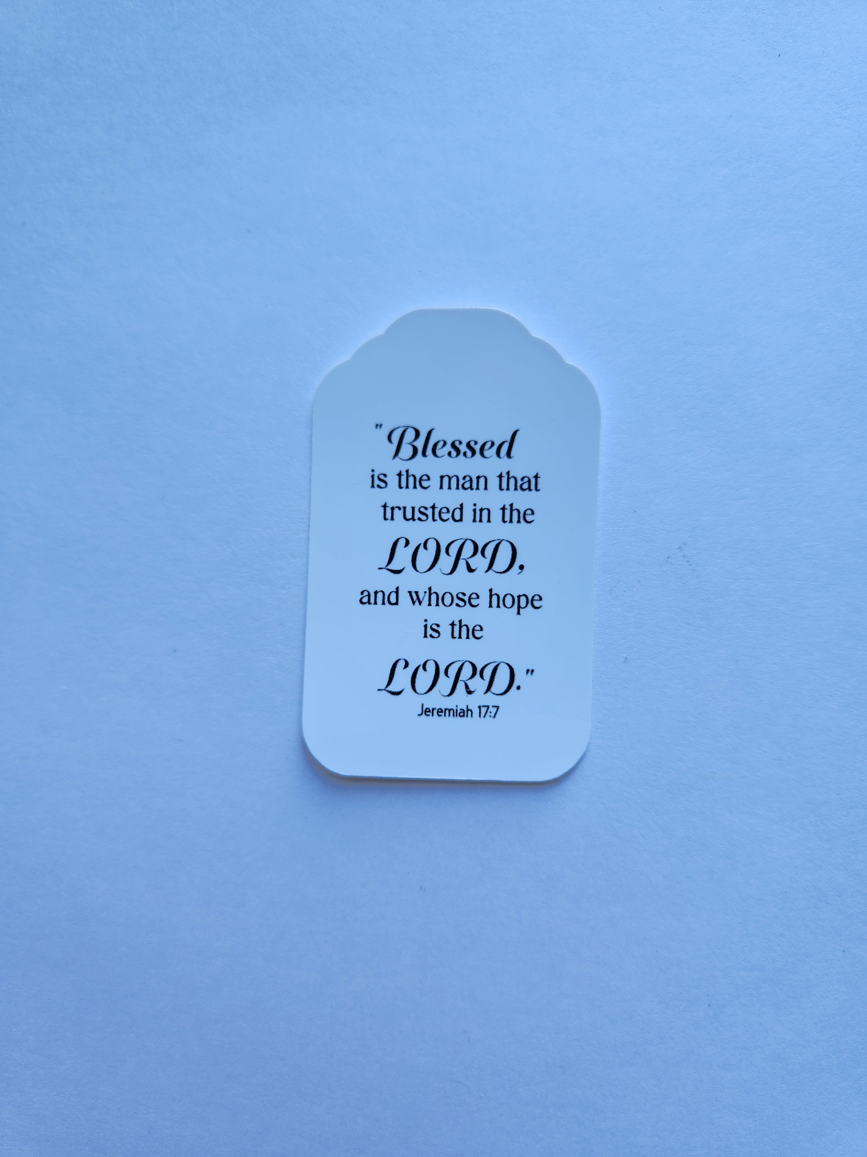 Jeremiah 17:7 Sticker