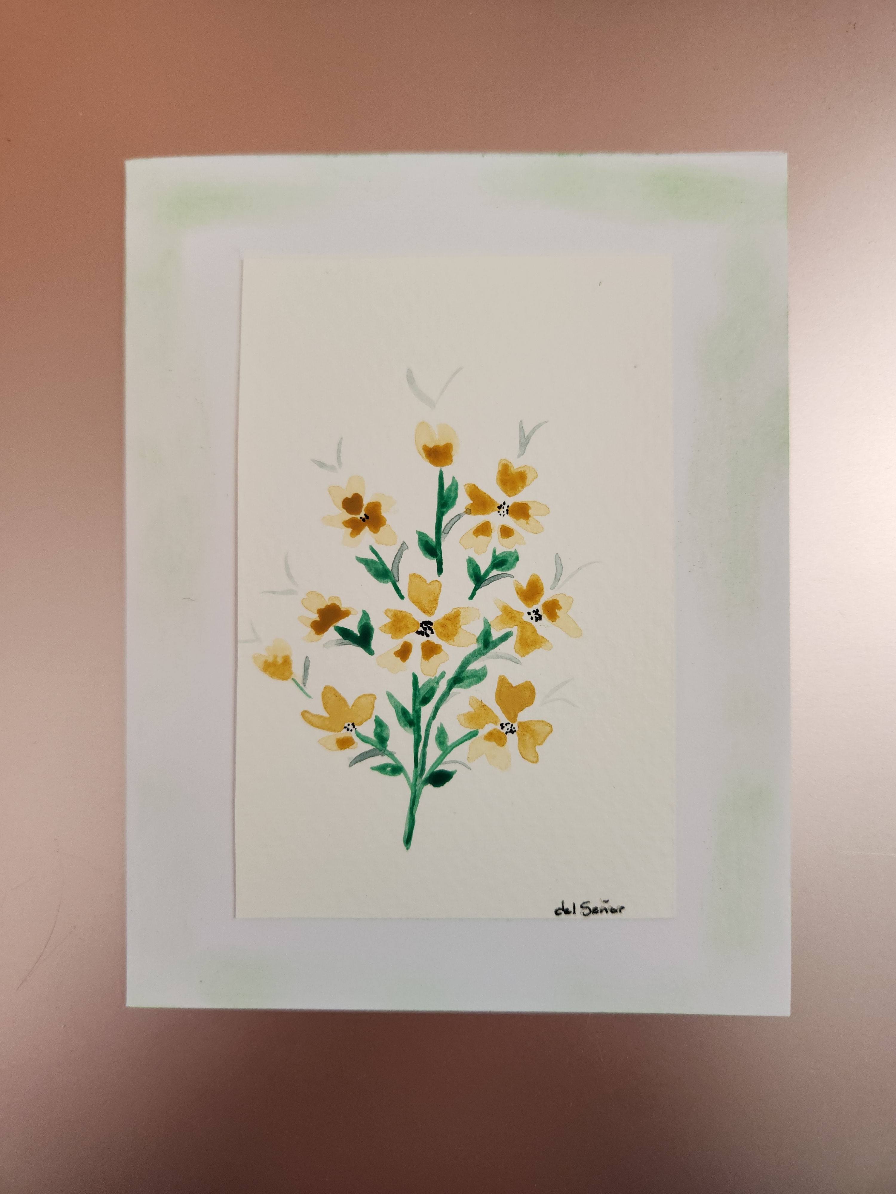 Watercolor Greeting Card