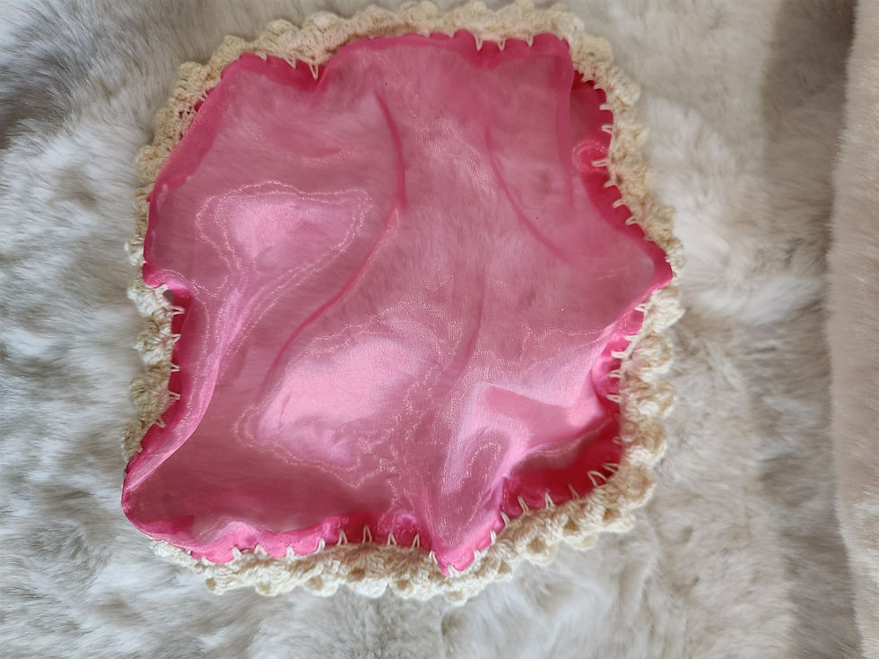 Thumbnail: Sheer Covering with Crochet Edges