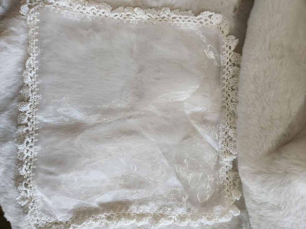 Thumbnail: Sheer Covering with Crochet Edges