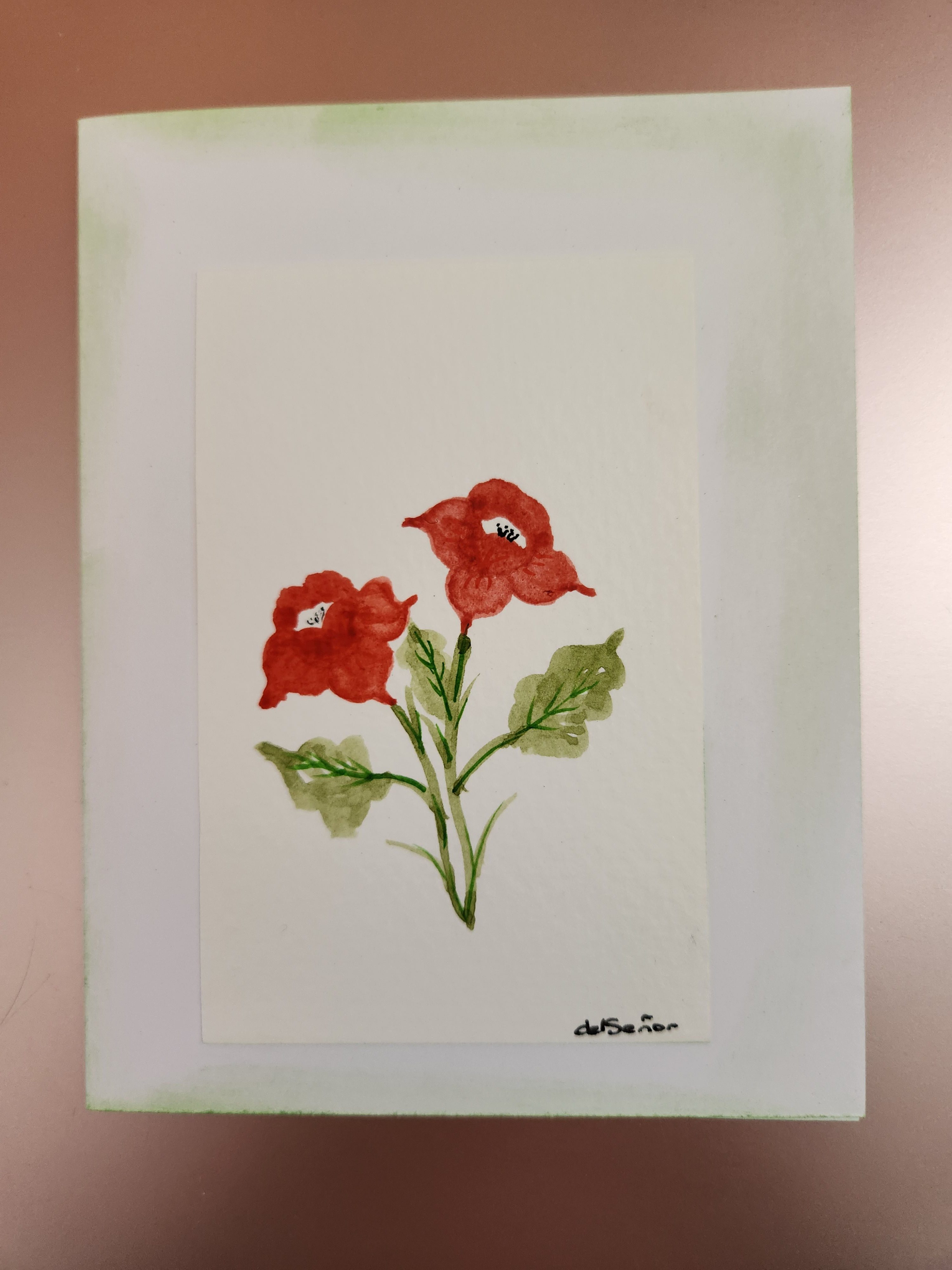 Watercolor Greeting Card