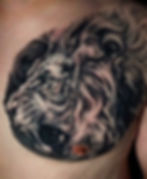 Jose Perez Jr. Lion Tattoo