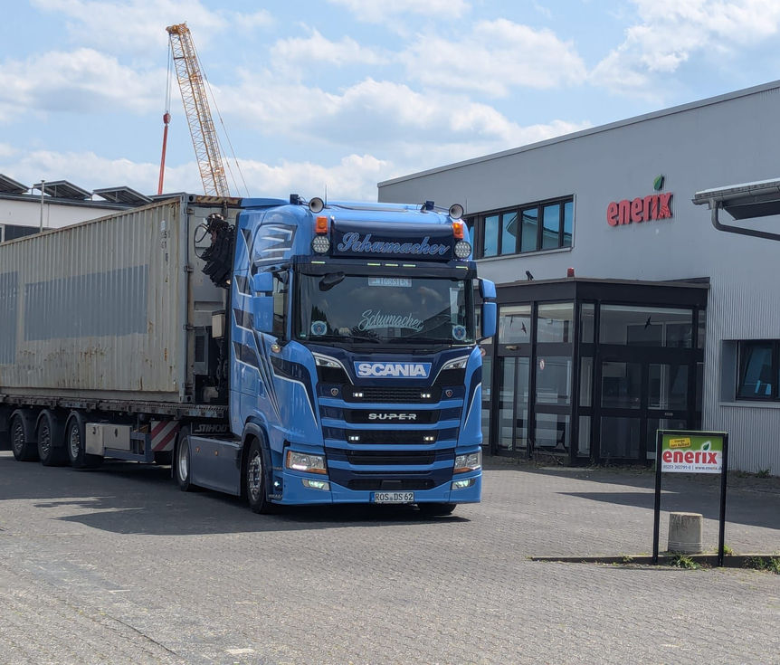 Another Container on the Way: Electricity for Our Projects – 01.07.2025