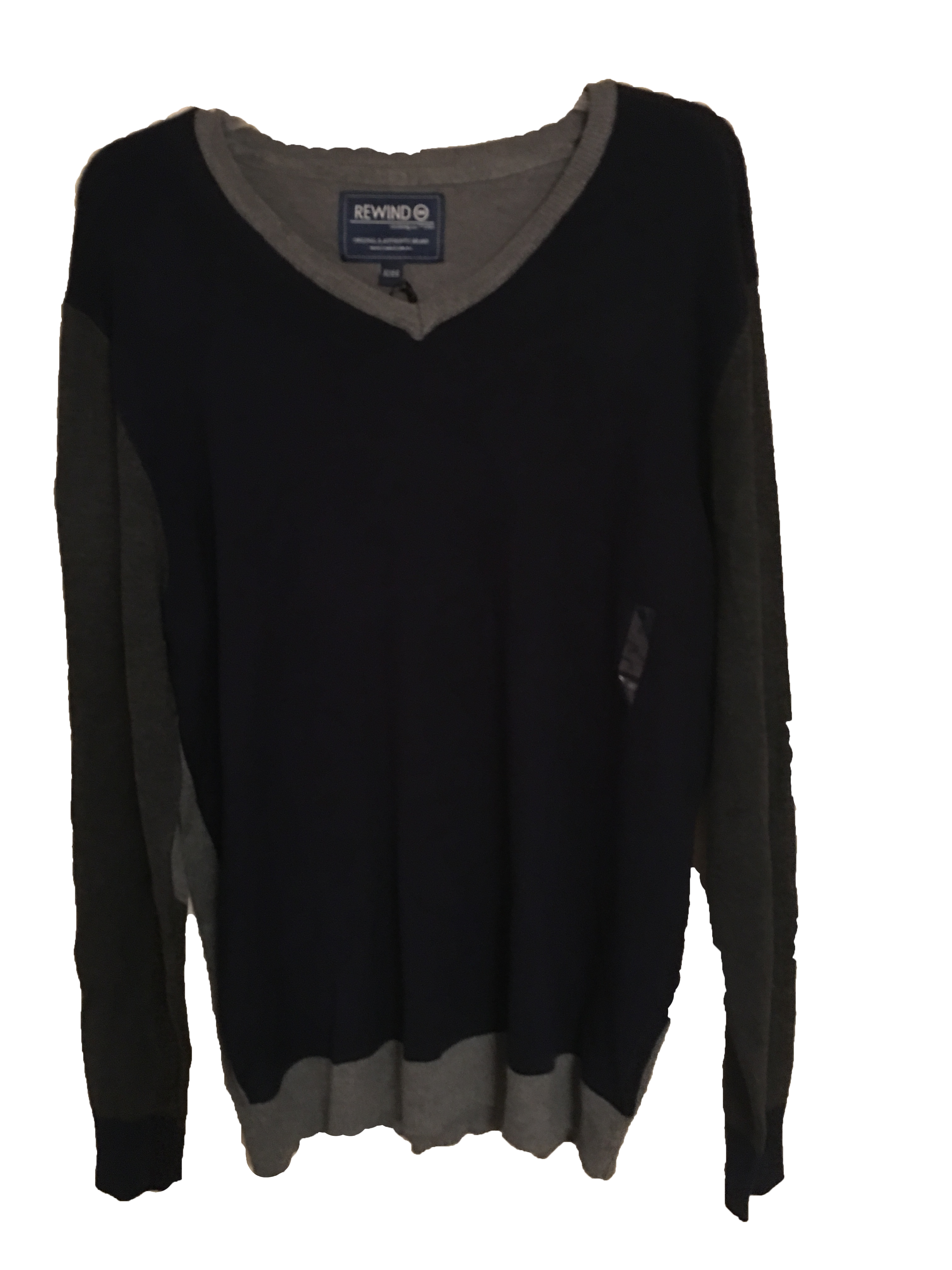 Sudadera negro/gris Talla: G