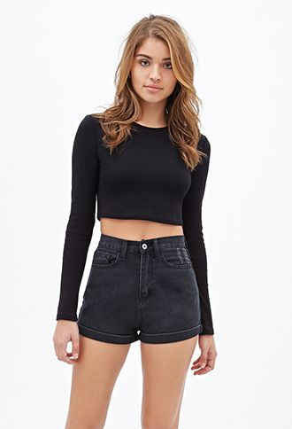 blusa ombliguera negra