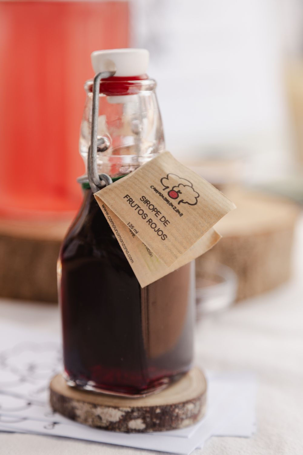 Sirope de frutos rojos ecológico