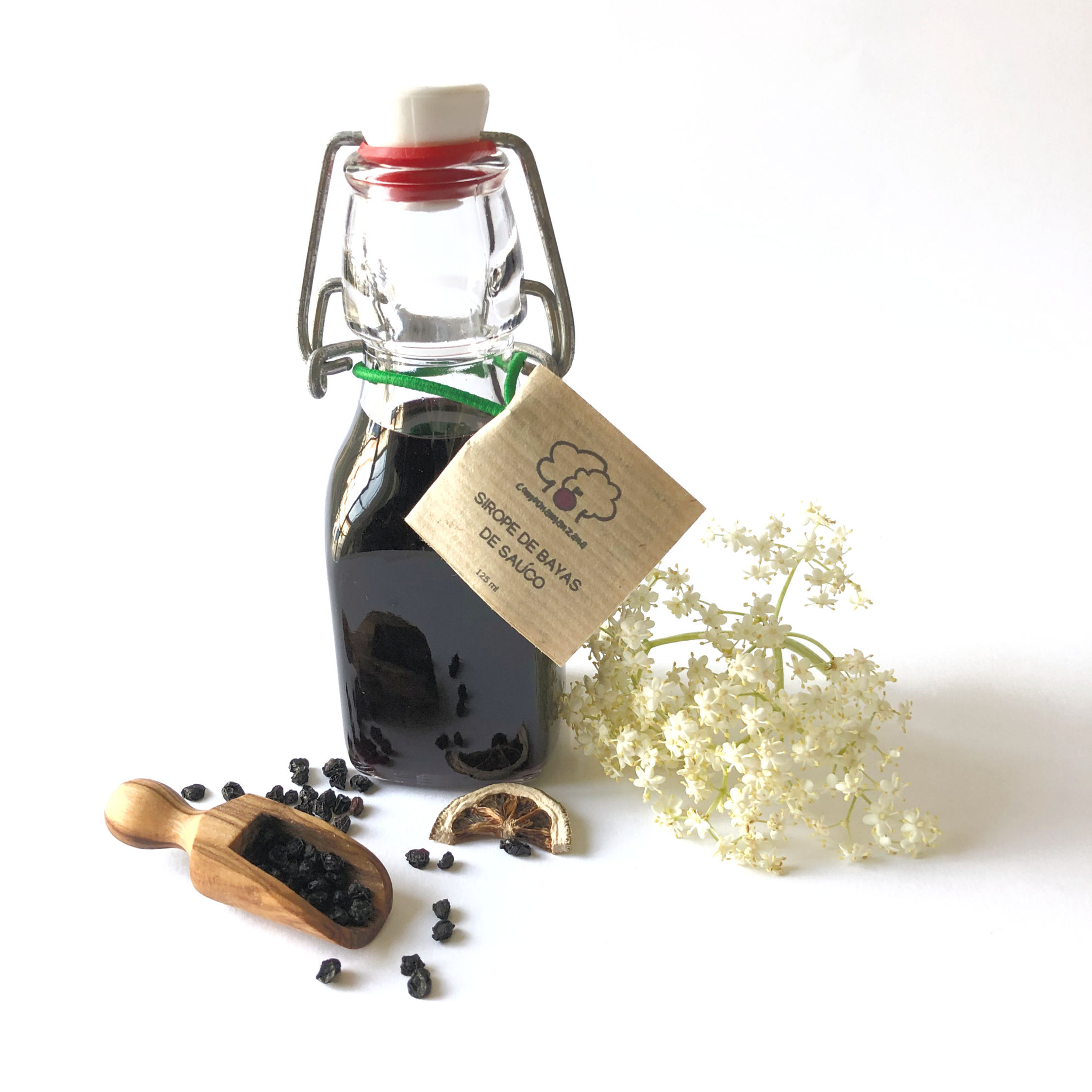 Sirope de bayas de saúco ecológico