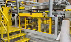 Machine Suspended Panel with Swing Gate