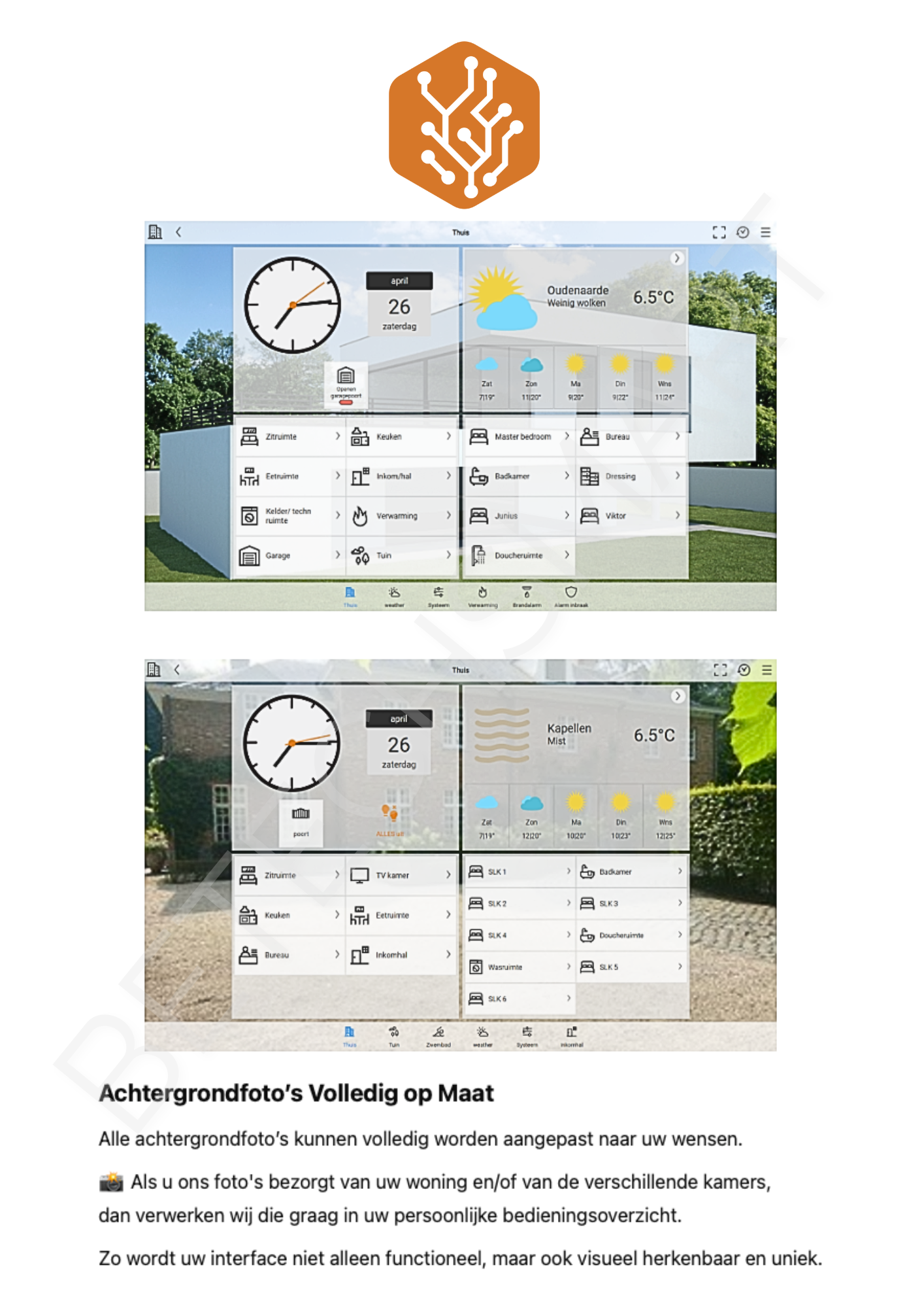 Begin met ComfortClick — stap 2